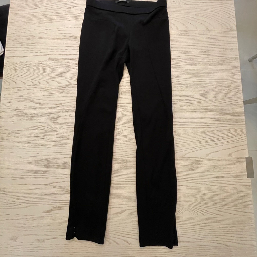 Tahari Riding Slim Black Pants.